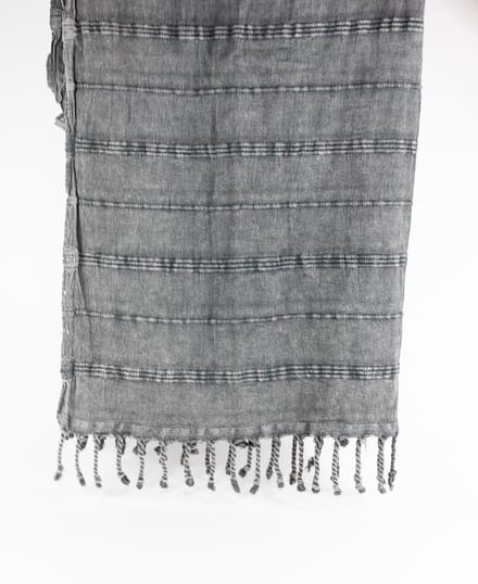 Daskyleion – Turkse hamamdoek – 100x180 cm – katoen – licht & sneldrogend – grijs