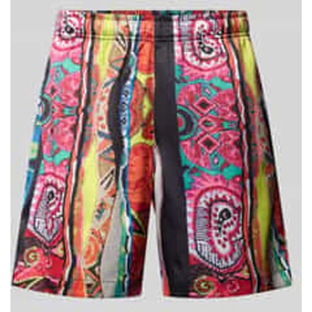 straight fit short met elastische band model 'Resort'