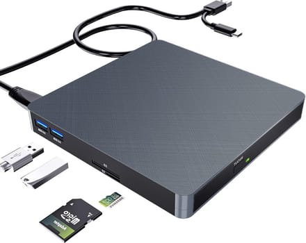 Draagbare Externe DVD Speler voor Laptop - DVD Burner