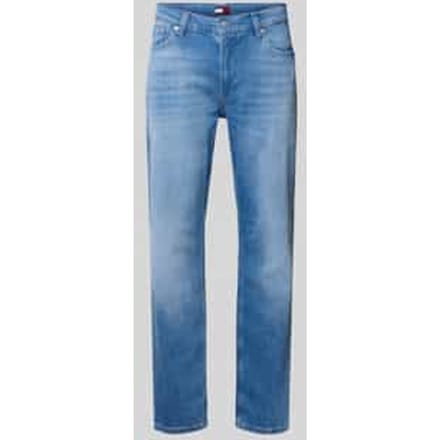 Slim fit jeans van katoenmix