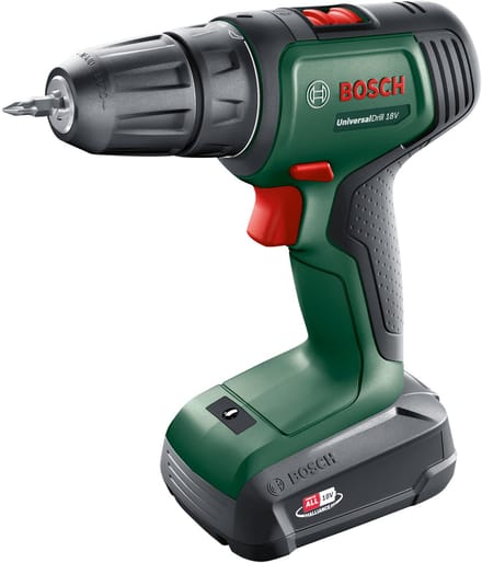 Set met boor en accessoires BOSCH Universaldrill 18 Power 4All 18 V 40 Nm