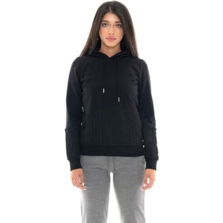 Capuchon sweaters Leone 1947 Woman Hoody Braid