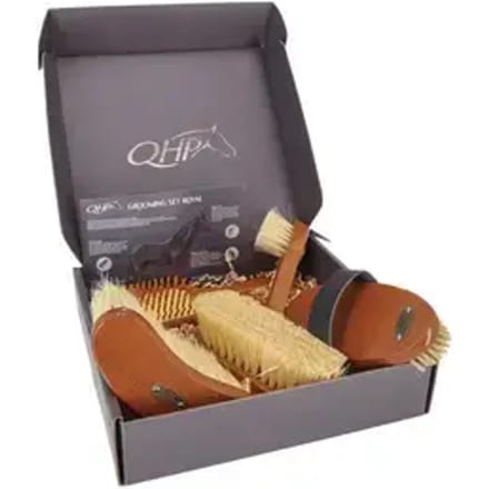 QHP Borstelset Royal Donkerbruin - One size