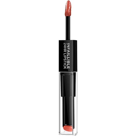 L'Oréal Paris Infaillible 24H Lipstick - Langhoudende 2-staps Lipstick met Vitamine E - 312 Incessant Russet - Rood - 5.7ml