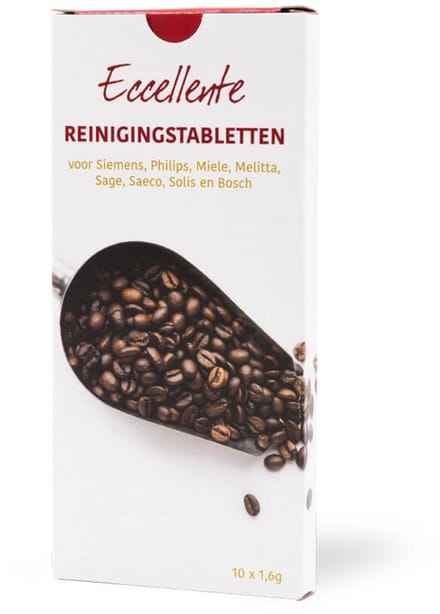 10 Reinigingstabletten voor Koffiemachine & Espressomachine || van Eccellente