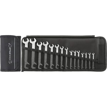 Stahlwille 96400651 12/15 PC Dubbele steeksleutelset 15-delig Sleutelbreedte (metrisch) 3.2 - 14 mm