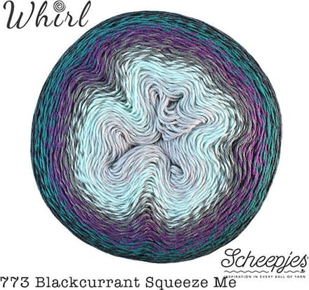 Scheepjes Whirl 1000m - Blackcurrant Squeeze Me