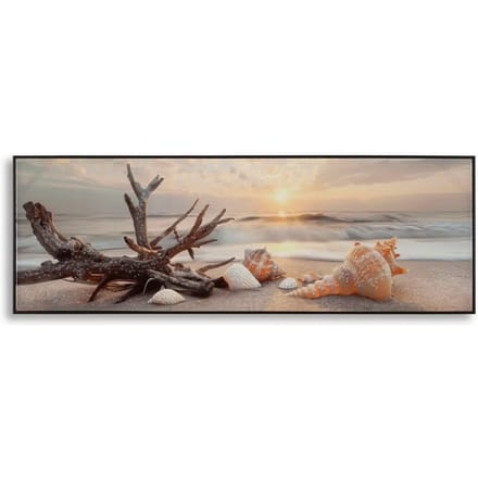 Schilderij On Canvas Beach Laquared With Frame -b 152×4×52 cm