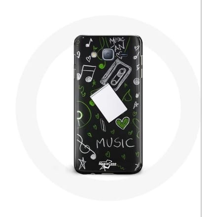 Case voor Samsung Galaxy j3 2016 Muziek-solsleutel