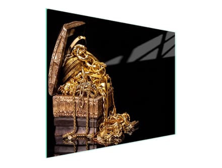 TMK ArtDeko - Snijplank - Gehard Glas - 52x30 cm - Antislip Poten