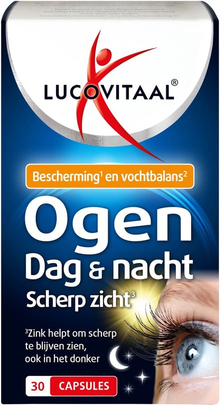 Lucovitaal Ogen Dag & Nacht Scherp zicht 30 capsules