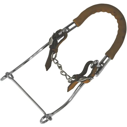 Hackamore voor paard chroom lange regels Umbria Equitazione