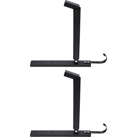 Heavy Duty Kayak Opberghaken Wandmontage Kano Rek 1,5 mm Versterkte Staalconstructie voor Garage 200 lb Draagvermogen black