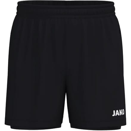 Jako One 2-In-1 Short Heren - Zwart | Maat: XL