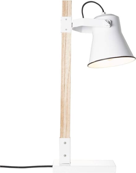 Brilliant PLOW - Tafellamp - Bruin;Wit