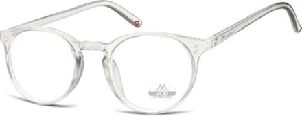 Montana Eyewear HMR55 Leesbril rond - +1.50 - Transparant grijs