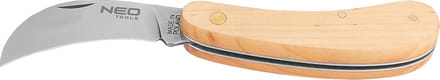 NEO 63-016 Monteursmes 180mm Houten handvat RVS
