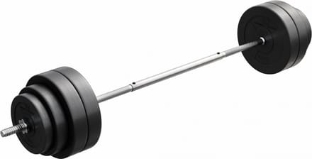 Halterset 60 kg Kunststof - 25 mm