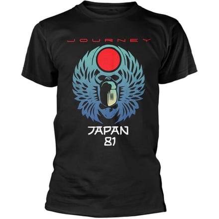 Journey T-shirt - Japan 81 - M - voor Mannen - zwart