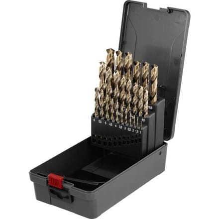 TOOLCRAFT TO-9913152 HSS-Co 5 Metaal-spiraalboorset DIN 338 Cilinderschacht 1 set(s)