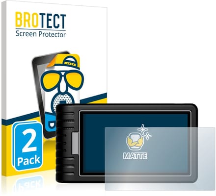 BROTECT - Screenprotector voor Topdon ArtiDiag 800 BT - Folie Beschermfolie matte 2 Stuks