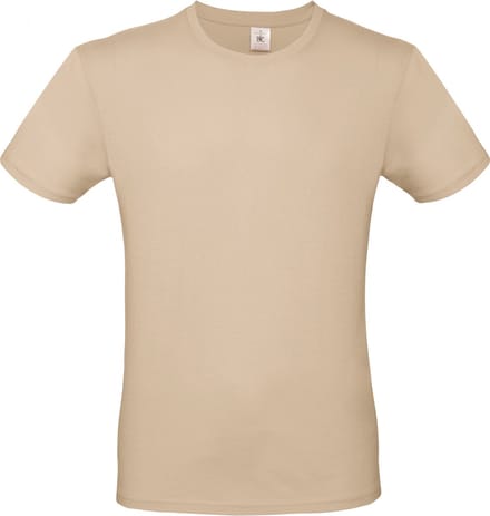Classic E150 T-shirt B&C Collectie Zandkleur Maat M