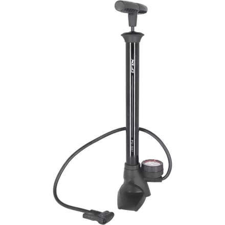 XLC PU-S04 Delta Fietspomp - Staal/PVC - Vloerpomp met Manometer - Zwart