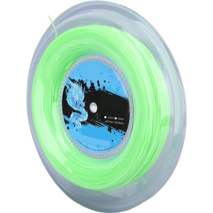 Tennissnaar Polyester 200m Rol Tennisracketsnaar voor Training Fluorescerend Groen green