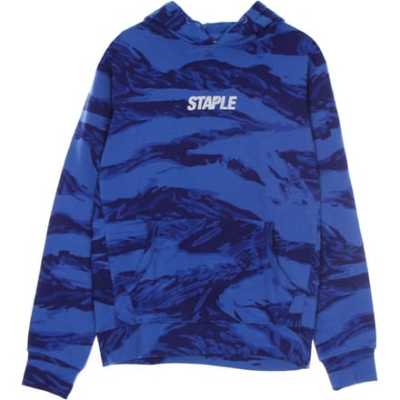 Lichtgewicht sweatshirt met capuchon, popover-hoodie voor heren, blauw