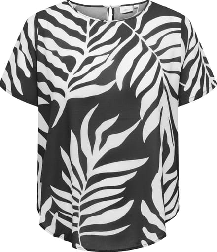 ONLY CARMAKOMA - CARVICA LIFE SS TOP WVN NOOS - Dames - Blouses