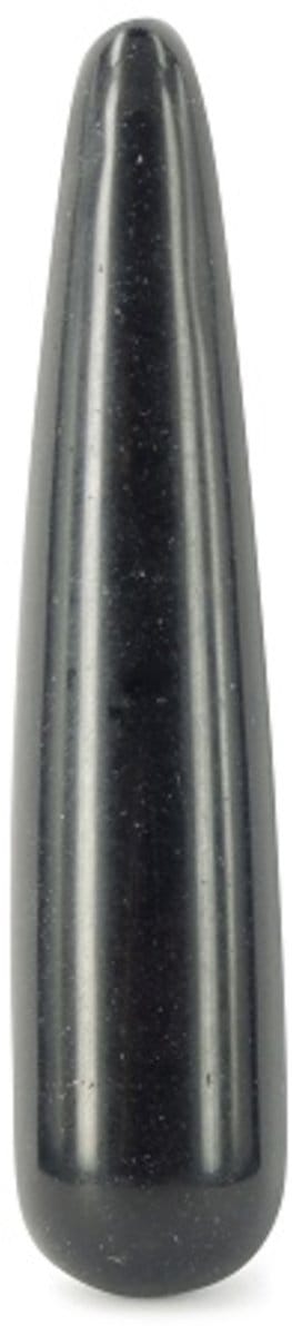 Obsidiaan zwart massage griffel