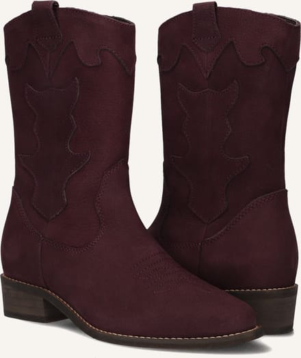 Wysh Nolia Laarzen - Nubuck - Meisjes - Paars - Maat 39