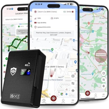 Quvo® GPS Tracker auto - GPS Tracker - GPS Trackers - Zwart - 9cm x 6cm x 3cm