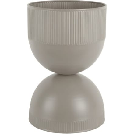 Present Time - Bloempot Tonar Medium - Warmgrijs