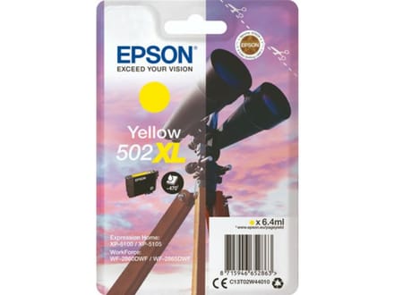 Epson 502XL (C13T02W44010) Inktcartridge Geel Hoge capaciteit