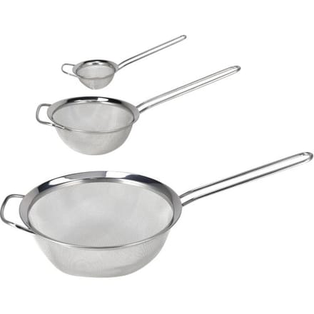 SILVERCREST RVS zeef set 3-delig