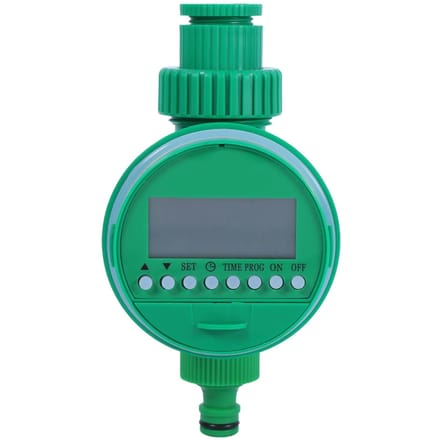 Automatische Digitale LCD Elektronische Huistimer Tuinirrigatie Controller Programma's wit