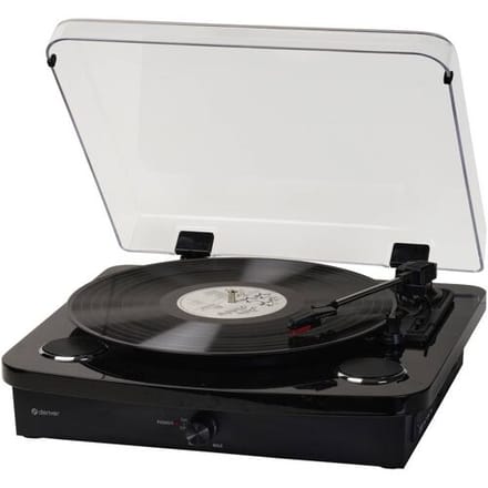 Denver Platenspeler Dual Bluetooth - Ingebouwde Speakers - USB - Retro - VPL230B