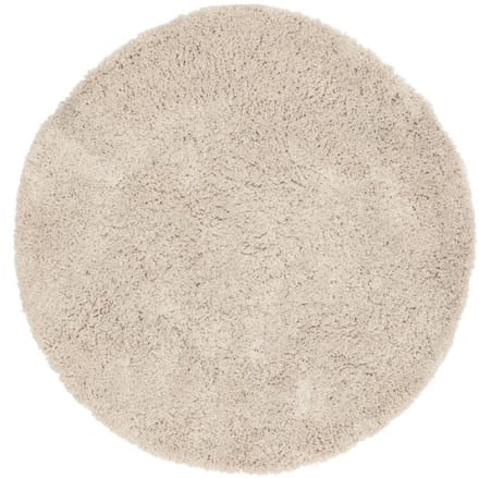 MUST Living Vloerkleed Celeste stof rond - 150x150 cm - Beige