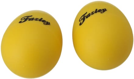Egg shakers 2 stuks - Fazley Funtune EGG-02-Y - Geel