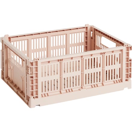 HAY Colour Crate Vouwkrat M recycled - powder