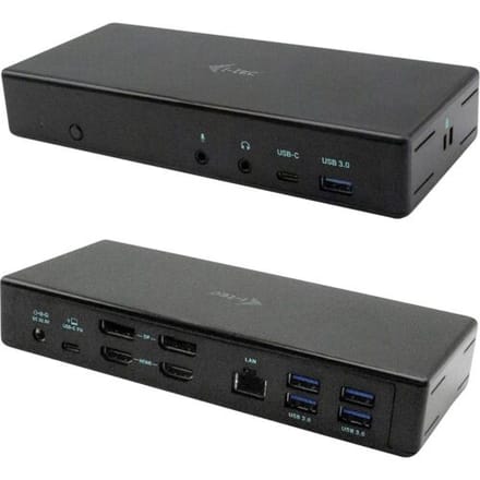 I-Tec Quattro Display Docking Station - USB-C/Thunderbolt 3 - 85W PD