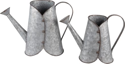 Clayre & Eef Decoratie Gieter 40x16x29 cm Grijs Metaal