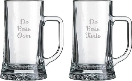 Gegraveerde bierpul 50cl De Beste Tante-De Beste Oom