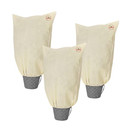 Gardebruk Plantenzak Hoes 3 Stuks - Ritssluiting 200x240 cm – Beige
