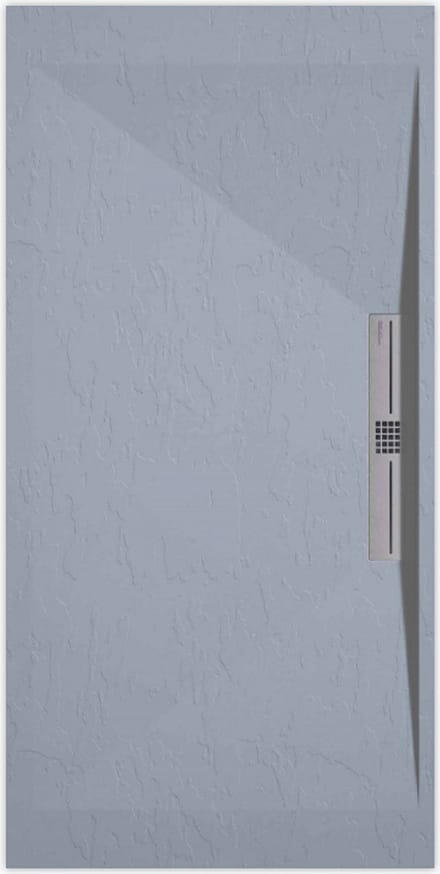 Sanifun douchebak Stone Side Gray Slate 1000 x 800 S