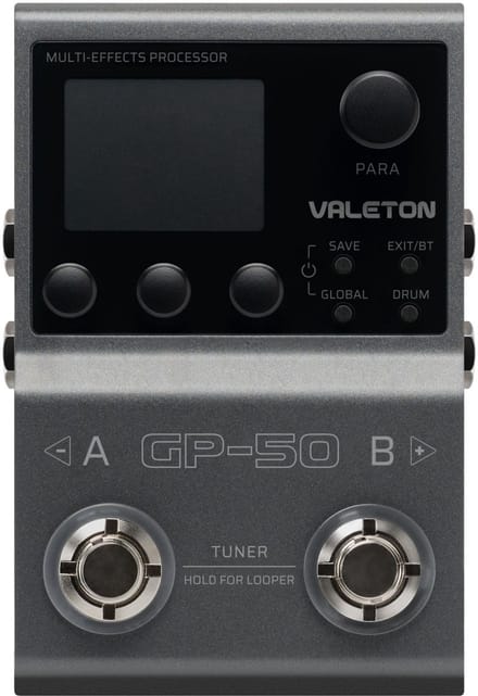 Valeton GP-50 Multi-Effects Processor / IR-Loader Pedaal