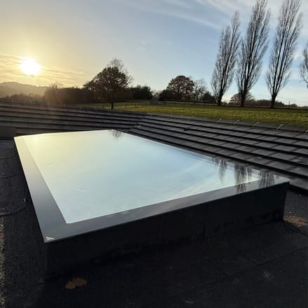 Plat Dakraam 80x80 cm – HR+++ Triple Glas – Daklicht Plat Dak – UV Bescherming
