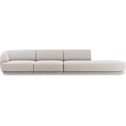 4-zitsbank Miley rechts-open chenille | Micadoni Limited Edition
