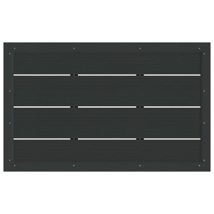 Plaque de Base pour Douche Noire 101 x 63 x 5,5 cm WPC